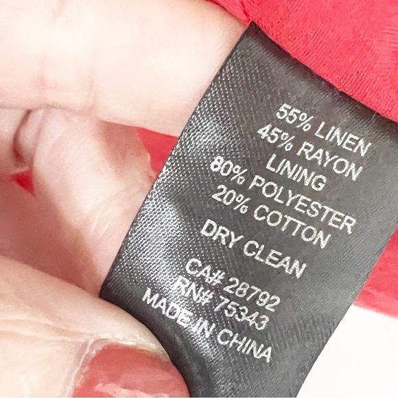 Joie Floral Linen Top - Picture 6 of 6